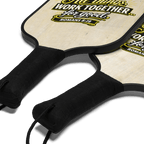 All Things Work Together For Good | Romans 8:28 – KJV Faith Pickleball Paddle Set - KJV Word & Light Threads