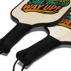 Faith All The Way Up | Hebrews 11:1 – KJV Faith Pickleball Paddle Set - KJV Word & Light Threads