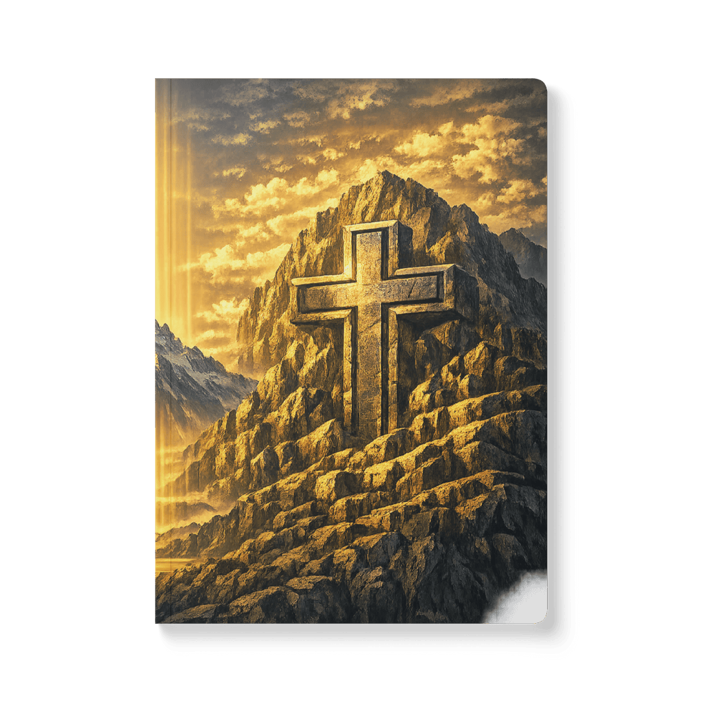 Rock & Cross | Psalm 18:2 – KJV Faith Softcover Journal - KJV Word & Light Threads