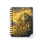 Rock & Cross | Psalm 18:2 – KJV Faith Spiral Bound Journal - KJV Word & Light Threads