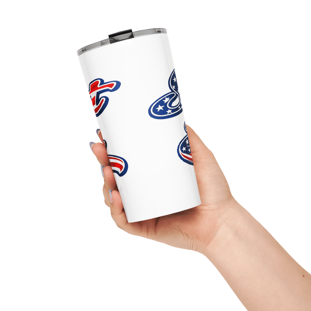 Support Our Troops 250 Strong | 1776–2026 America's Semiquincentennial 20oz Tapered Tumbler - KJV Word & Light Threads