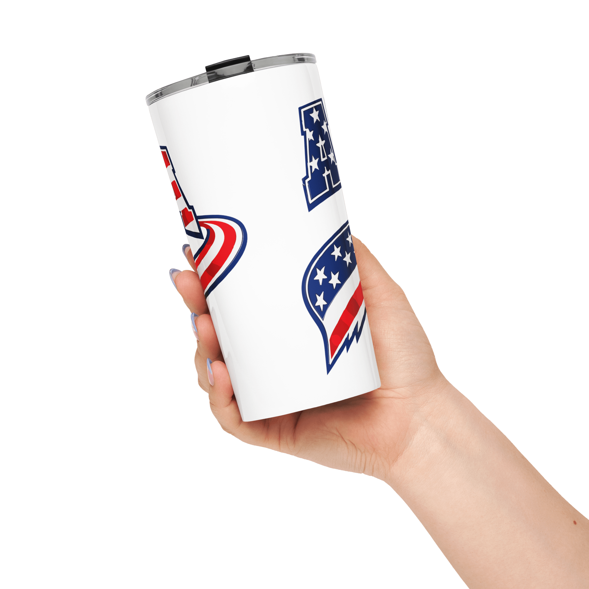 America Strong 250 | 1776–2026 America's Semiquincentennial 20oz Tapered Tumbler - KJV Word & Light Threads