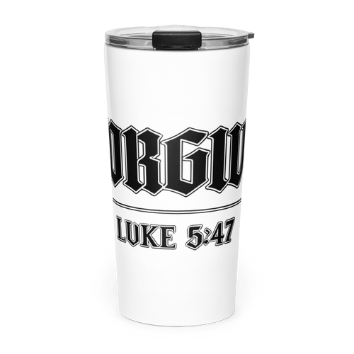 FORGIVE | Colossians 3:13 – KJV Faith 20oz Tapered Tumbler - KJV Word & Light Threads