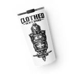 CLOTHED in His WORD II | KJV Faith 20oz Tapered Tumbler - KJV Word & Light Threads