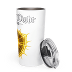ARMOR OF LIGHT | Romans 13:12 – KJV Faith 20oz Tapered Tumbler - KJV Word & Light Threads