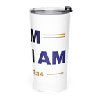 I AM WHO I AM | Exodus 3:14 – KJV Faith 20oz Tapered Tumbler - KJV Word & Light Threads