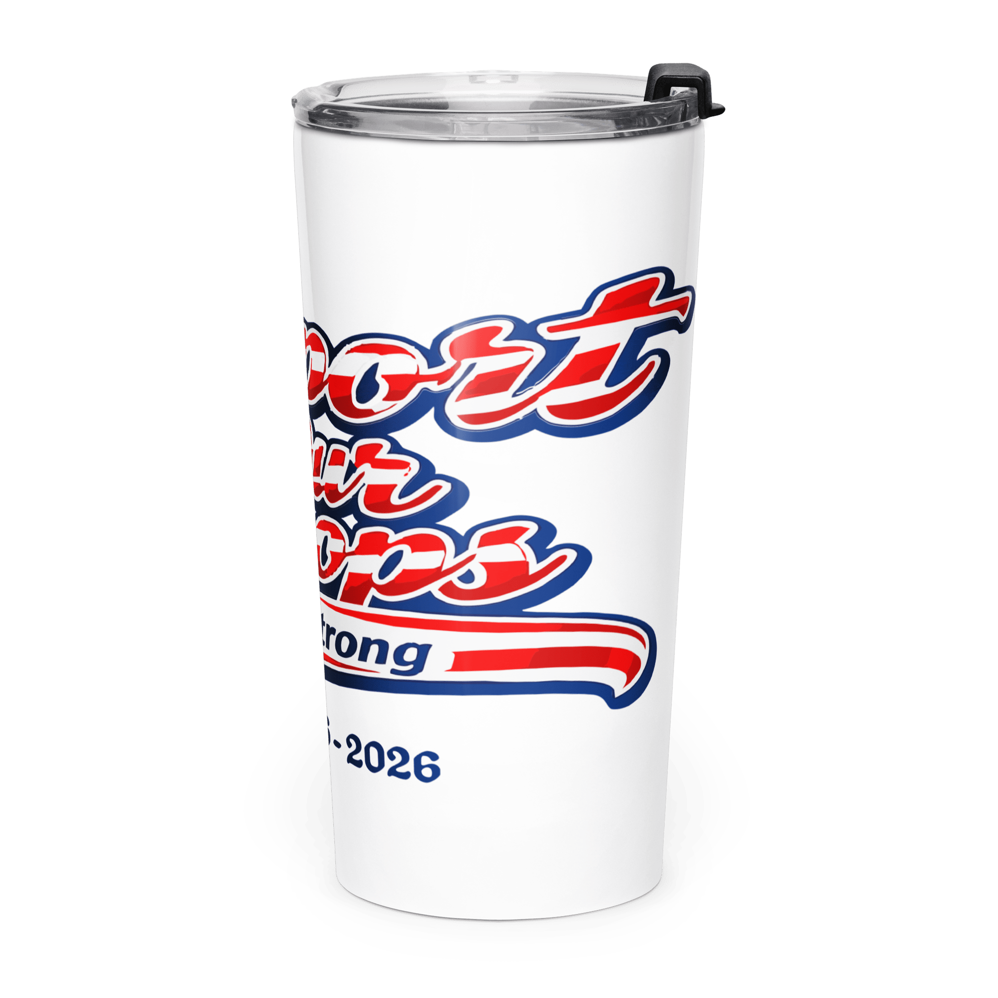 Support Our Troops 250 Strong | 1776–2026 America's Semiquincentennial 20oz Tapered Tumbler - KJV Word & Light Threads