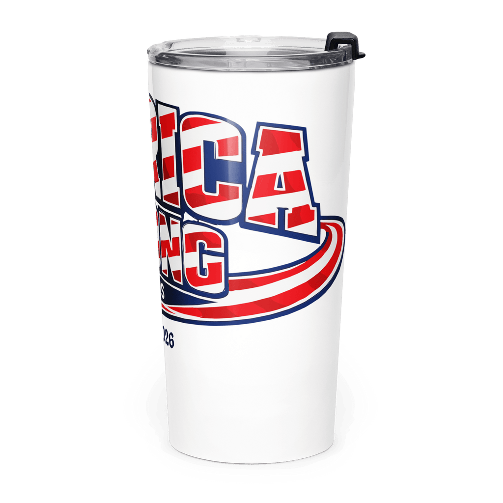 America Strong 250 | 1776–2026 America's Semiquincentennial 20oz Tapered Tumbler - KJV Word & Light Threads