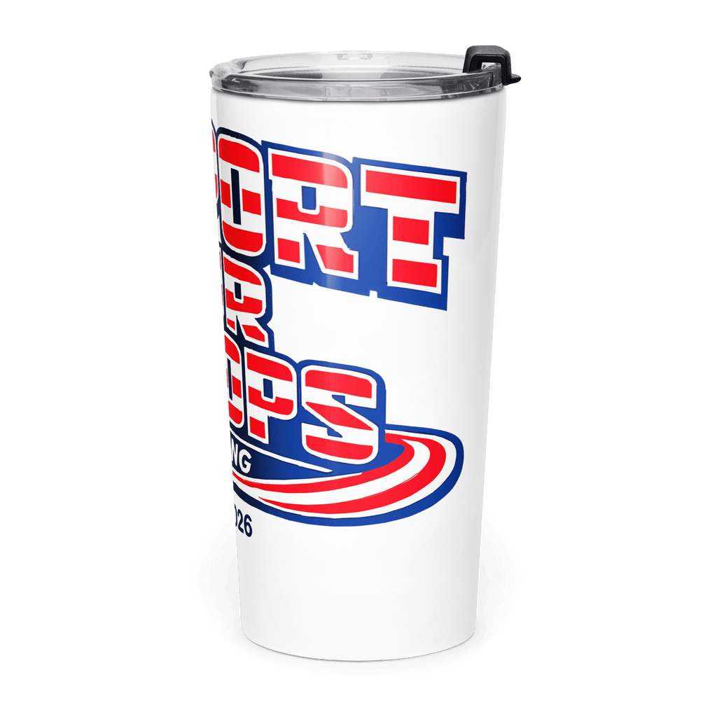 Support Our Troops 250 Strong II | 1776–2026 America's 20oz Tapered Tumbler - KJV Word & Light Threads