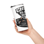 CHURCH is in SESSION Soccer | KJV Faith 20oz Tapered Tumbler - KJV Word & Light Threads