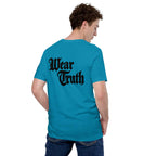 Wear Truth Black KJV T-Shirt | Empower Your Journey with Philippians 4:13 - KJV Word & Light Threads