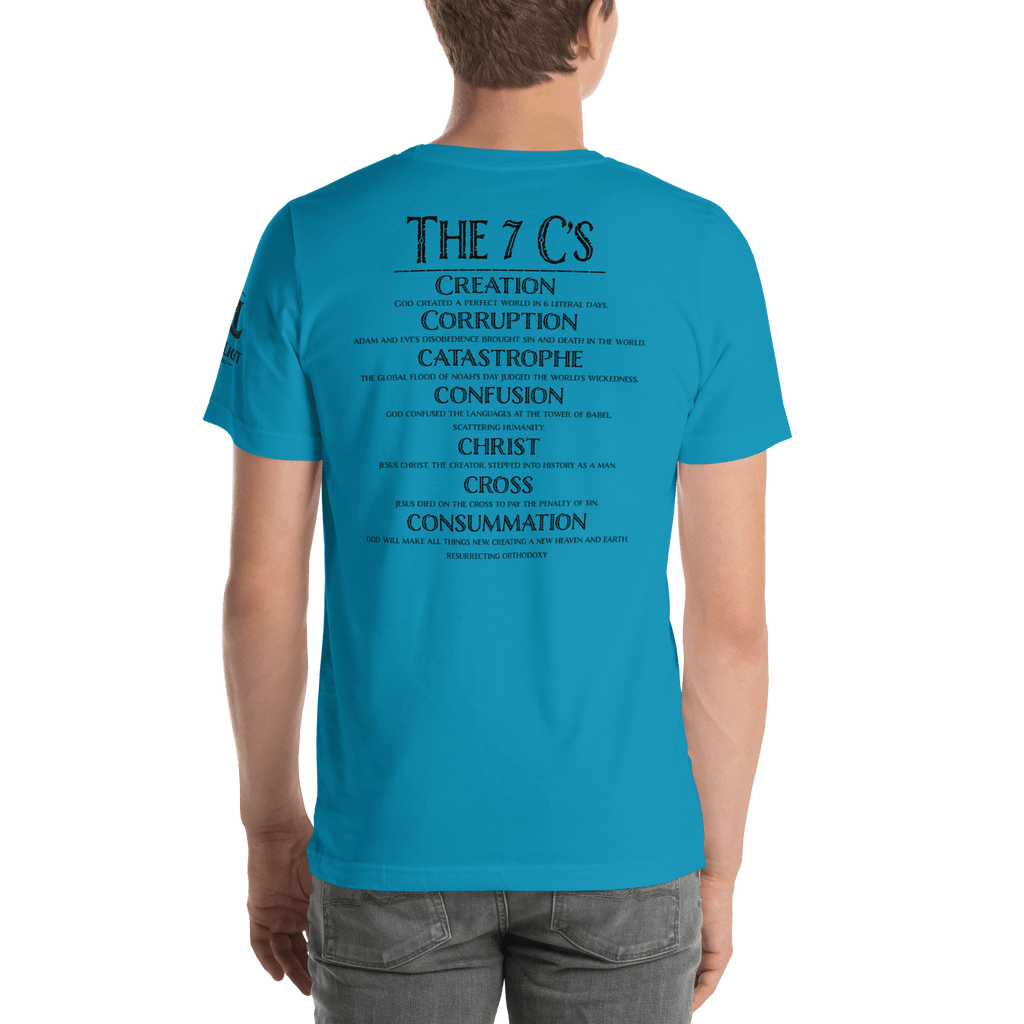 The 7 C's of Biblical History | Genesis 1:1 – KJV Faith Unisex T-Shirt - KJV Word & Light Threads