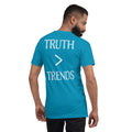Truth > Trends White | Isaiah 40:8 – KJV Faith Unisex T-Shirt - KJV Word & Light Threads