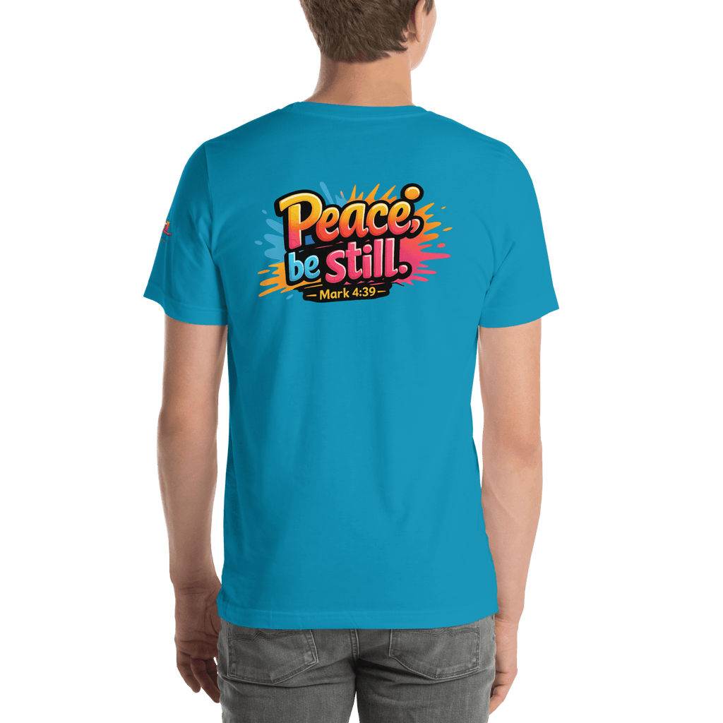 Peace Be Still | Mark 4:39 – KJV Faith Unisex T-Shirt - KJV Word & Light Threads