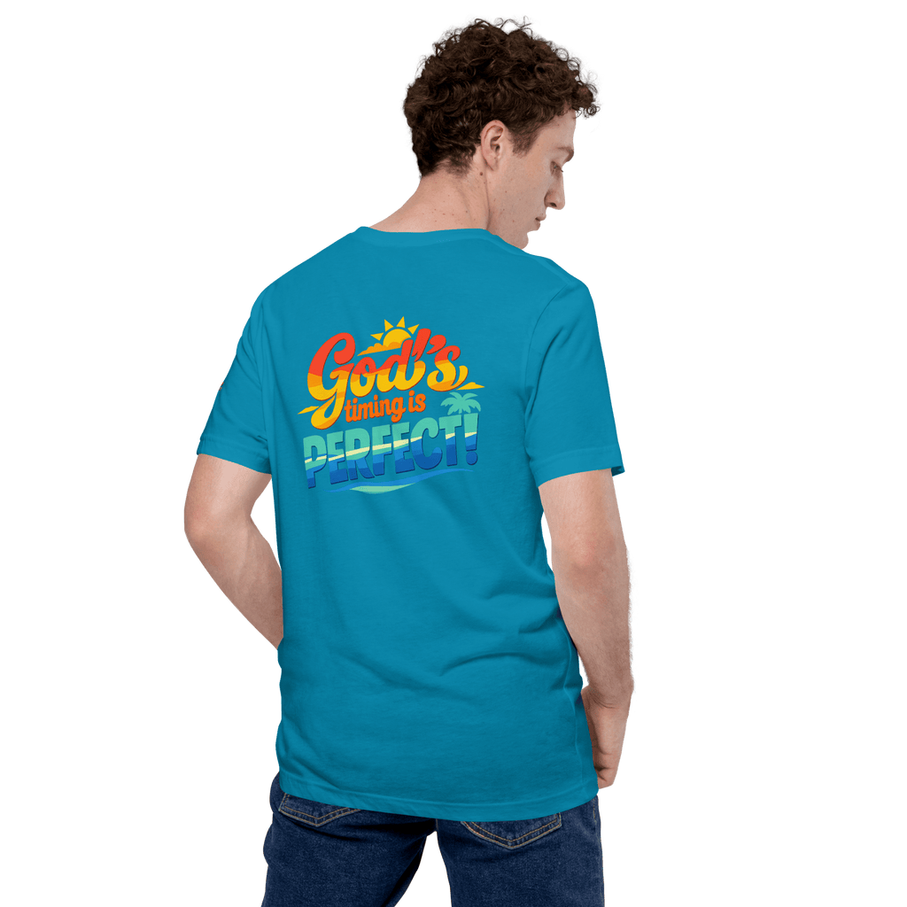 God's Timing is Perfect II | Ecclesiastes 3:11 – KJV Faith Unisex T-Shirt - KJV Word & Light Threads