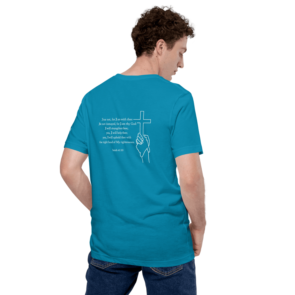 Fear Not White | Isaiah 41:10 – KJV Faith Unisex T-Shirt - KJV Word & Light Threads