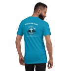 Peace in the Storm White | John 14:27 – KJV Faith Unisex T-Shirt - KJV Word & Light Threads