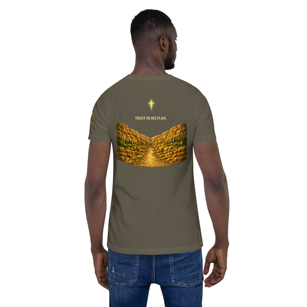 Trust in His Plan | Jeremiah 29:11 – KJV Faith Unisex T-Shirt - KJV Word & Light Threads