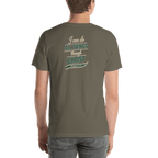 I Can Do All Things Through Christ Which Strengtheneth Me – Philippians 4:13 KJV Christian Unisex T-Shirt | Tan & Green - KJV Word & Light Threads