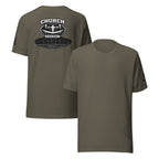 Church Is in Session Full Football Dark | 1 Corinthians 9:25 – KJV Faith Unisex T-Shirt - KJV Word & Light Threads