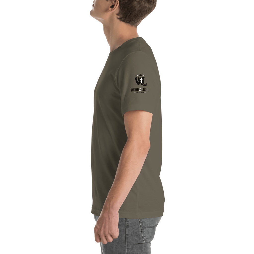 Church Is in Session Football Dark | 1 Corinthians 9:25 – KJV Faith Unisex T-Shirt - KJV Word & Light Threads