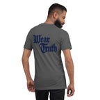 Wear Truth Navy Blue | Philippians 4:13 – KJV Faith Unisex T-Shirt - KJV Word & Light Threads