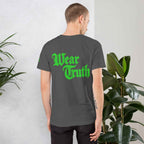 Wear Truth Lime Green T-Shirt | Philippians 4:13 KJV - Empower Your Spirit - KJV Word & Light Threads