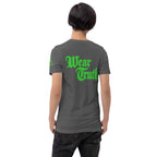 Wear Truth Lime Green T-Shirt | Philippians 4:13 KJV - Empower Your Spirit - KJV Word & Light Threads