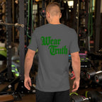 Wear Truth Dark Green | Philippians 4:13 – KJV Faith Unisex T-Shirt - KJV Word & Light Threads