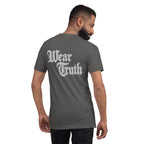 Wear Truth Silver | Philippians 4:13 – KJV Faith Unisex T-Shirt - KJV Word & Light Threads