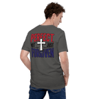 Not Perfect Just Forgiven II | Ephesians 1:7 – KJV Faith Unisex T-Shirt - KJV Word & Light Threads