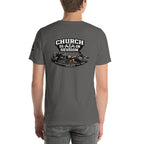 Church Is in Session Soccer Bright | 1 Corinthians 9:25 – KJV Faith Unisex T-Shirt - KJV Word & Light Threads