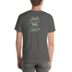 I Can Do All Things Through Christ Which Strengtheneth Me – Philippians 4:13 KJV Christian Unisex T-Shirt | Tan & Green - KJV Word & Light Threads