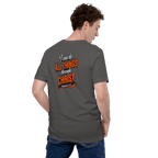 I Can Do All Things Through Christ Which Strengtheneth Me – Philippians 4:13 KJV Christian Unisex T-Shirt | White & Orange - KJV Word & Light Threads