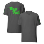 Wear Truth Lime Green T-Shirt | Philippians 4:13 KJV - Empower Your Spirit - KJV Word & Light Threads