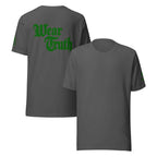 Wear Truth Dark Green | Philippians 4:13 – KJV Faith Unisex T-Shirt - KJV Word & Light Threads