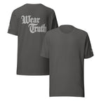 Wear Truth Silver | Philippians 4:13 – KJV Faith Unisex T-Shirt - KJV Word & Light Threads