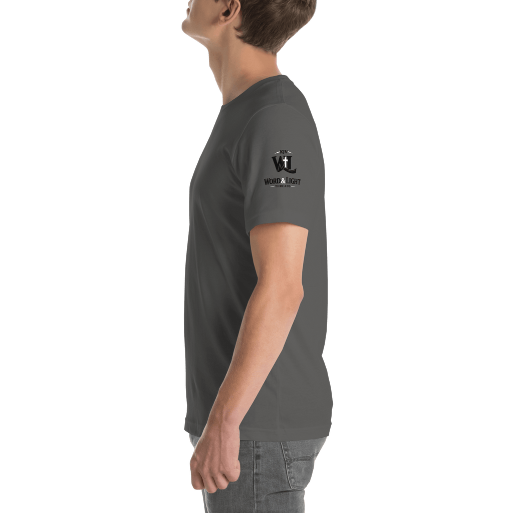 Church Is in Session Football Dark | 1 Corinthians 9:25 – KJV Faith Unisex T-Shirt - KJV Word & Light Threads