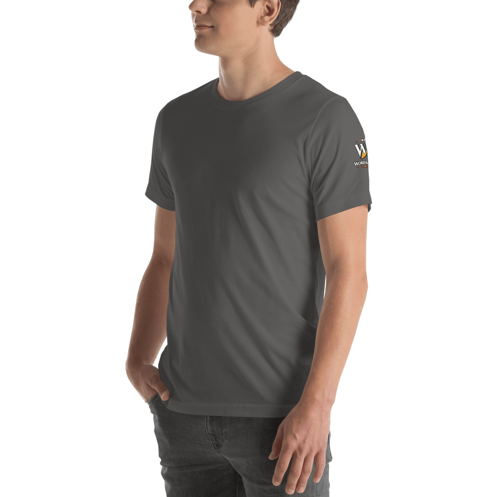 I Can Do All Things Through Christ Which Strengtheneth Me – Philippians 4:13 KJV Christian Unisex T-Shirt | Tan & Green - KJV Word & Light Threads