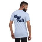 Wear Truth Navy Blue | Philippians 4:13 – KJV Faith Unisex T-Shirt - KJV Word & Light Threads