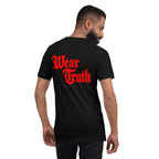 Wear Truth Red | Philippians 4:13 – KJV Faith Unisex T-Shirt - KJV Word & Light Threads