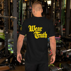 Wear Truth Gold | Philippians 4:13 – KJV Faith Unisex T-Shirt - KJV Word & Light Threads