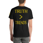 Truth > Trends Gold | Isaiah 40:8 – KJV Faith Unisex T-Shirt - KJV Word & Light Threads