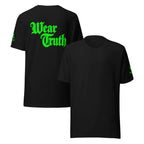 Wear Truth True Green | Philippians 4:13 – KJV Faith Unisex T-Shirt - KJV Word & Light Threads