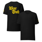 Wear Truth Gold | Philippians 4:13 – KJV Faith Unisex T-Shirt - KJV Word & Light Threads