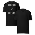 Truth > Trends White | Isaiah 40:8 – KJV Faith Unisex T-Shirt - KJV Word & Light Threads