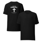 When God Says Stand Still II | Exodus 14:14 – KJV Faith Unisex T-Shirt – W - KJV Word & Light Threads