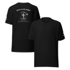 Peace in the Storm White | John 14:27 – KJV Faith Unisex T-Shirt - KJV Word & Light Threads