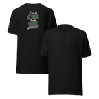 I Can Do All Things Through Christ Which Strengtheneth Me – Philippians 4:13 KJV Christian Unisex T-Shirt | Tan & Green - KJV Word & Light Threads