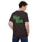 Wear Truth Forest Green | Philippians 4:13 – KJV Faith Unisex T-Shirt - KJV Word & Light Threads